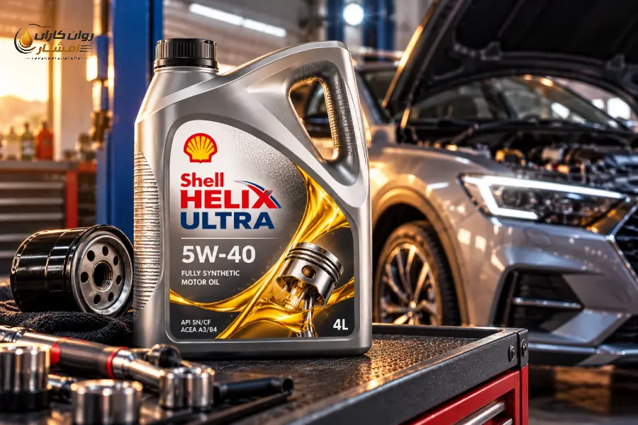 روغن موتور Shell Helix Ultra 5W-40